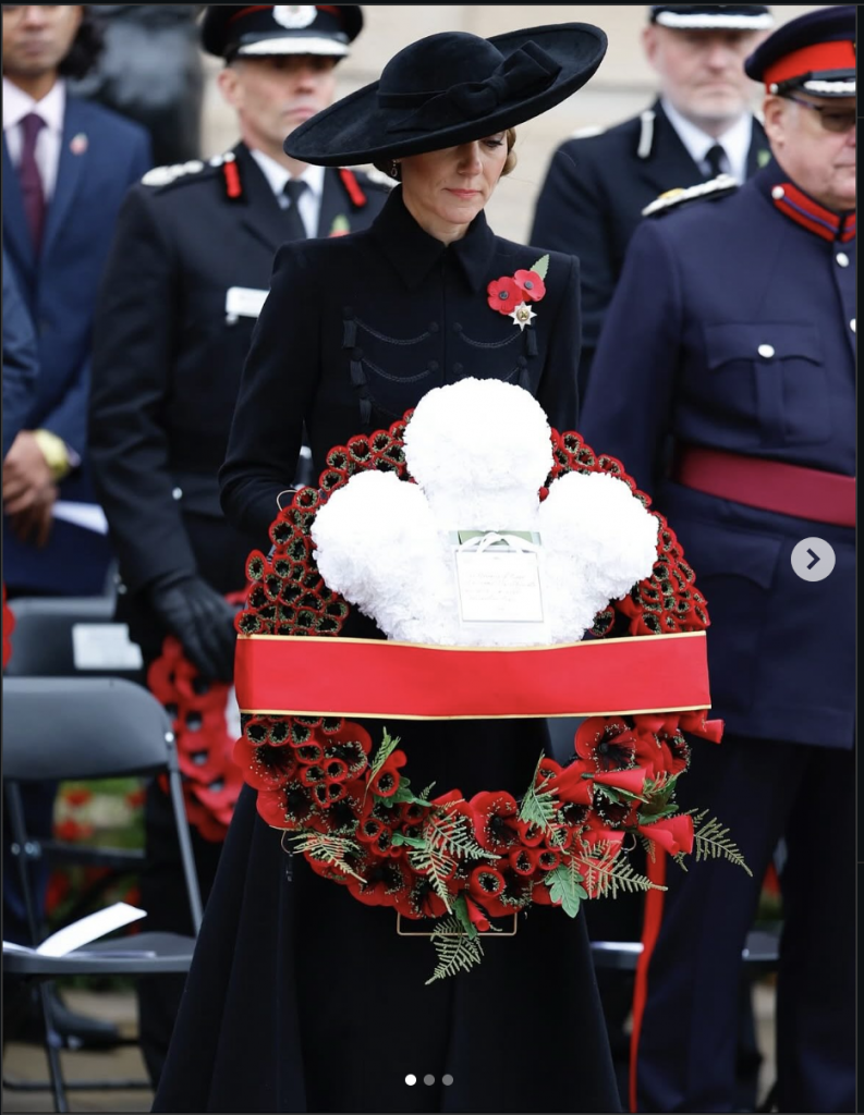 Princess Catherine Laying Wreath