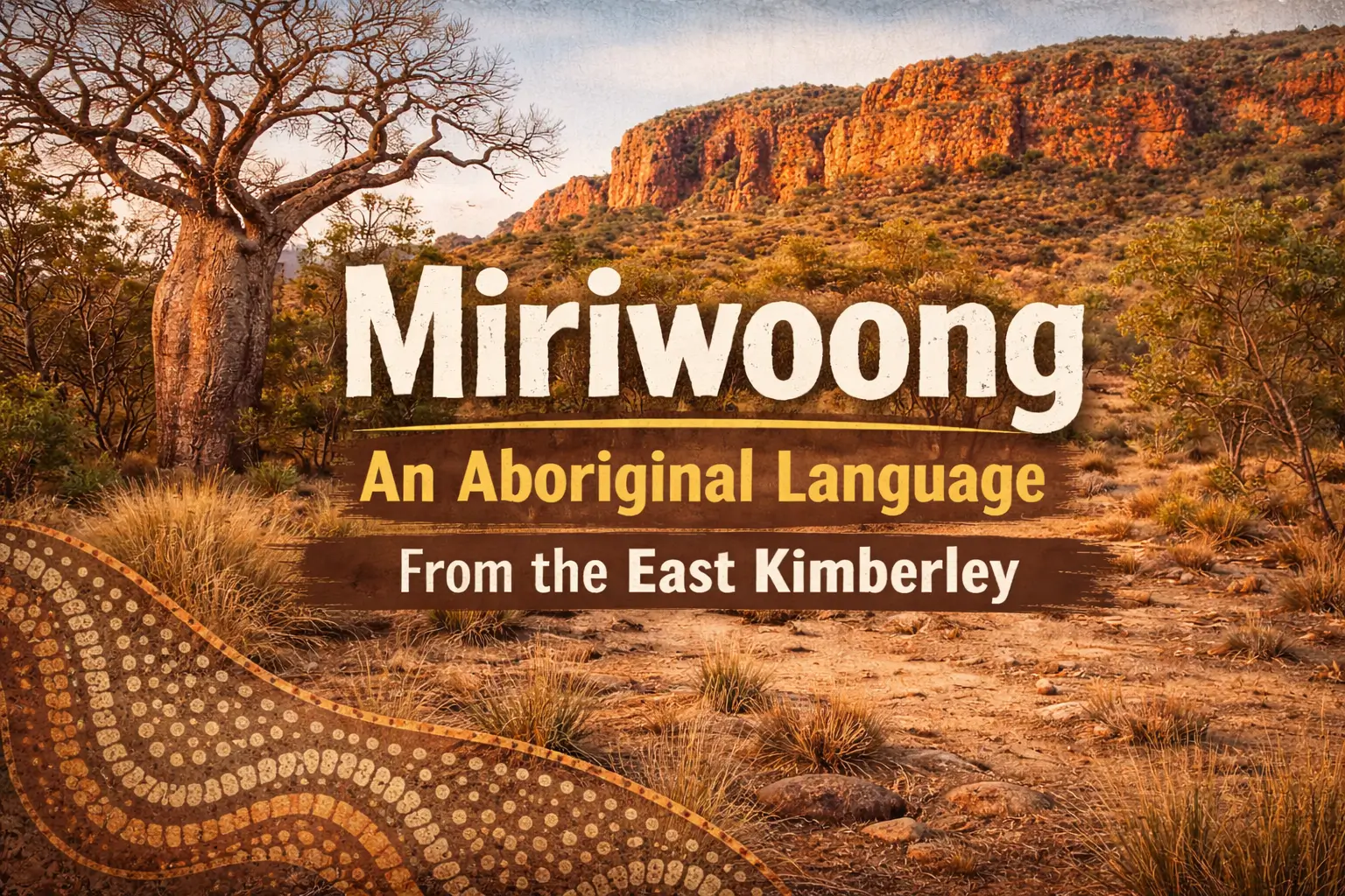 miriwoong language