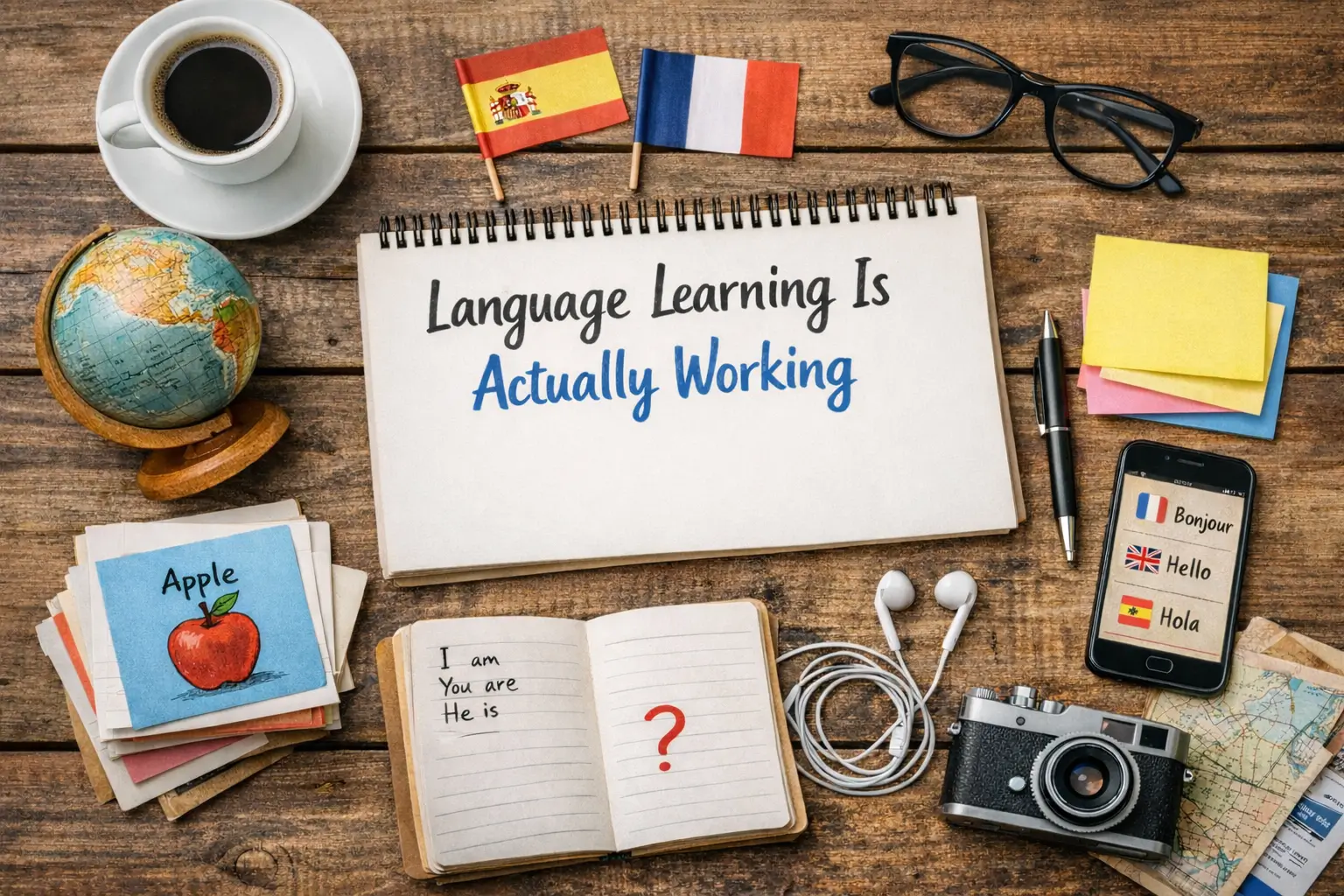 language learning is actually working