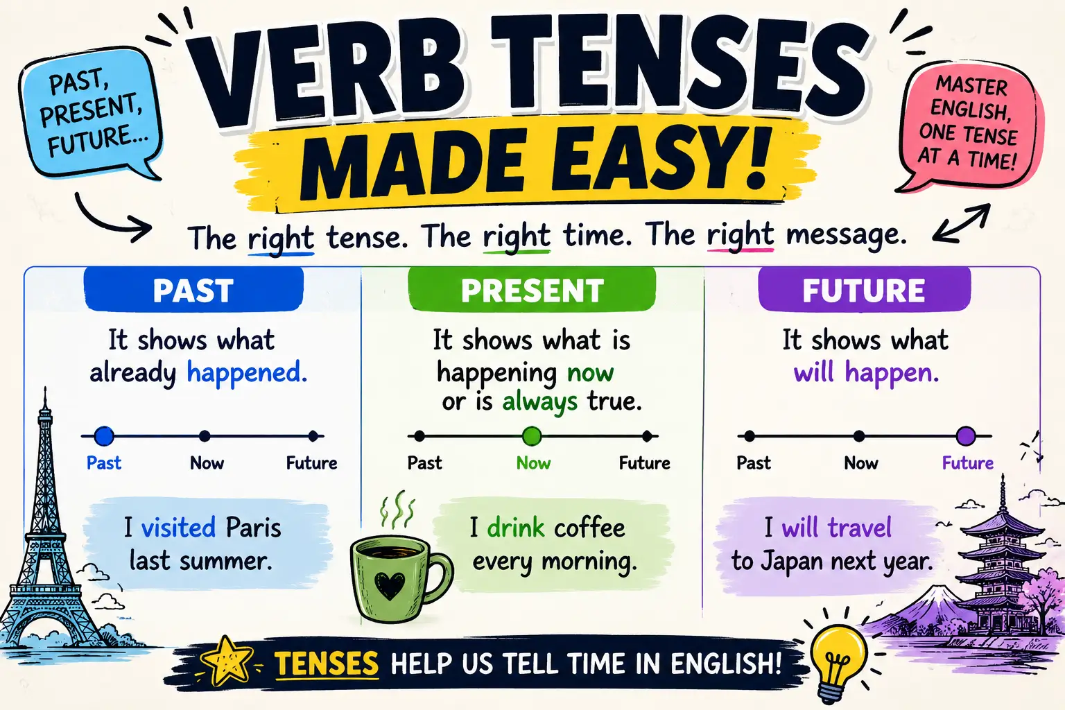 verb tenses